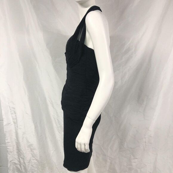 Vintage VICKY TIEL Couture Halter Body Con Dress - Picture 3 of 6